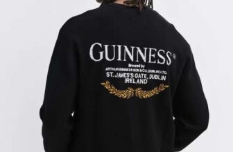 Black Guinness Graphic Crew Neck Jumper ( Sizes XS/S/M ) – Free C&C