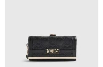 Black Heart Quilted Purse