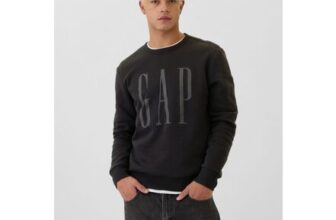 Black Logo Crew Neck Sweatshirt