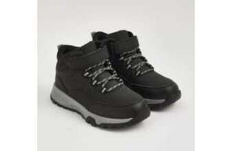 Black Single Strap Hiker Boots