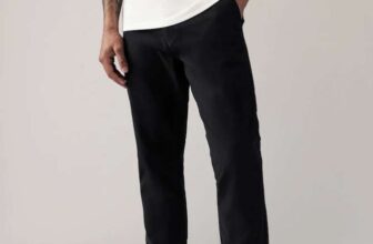 Black Slim Fit Stretch Chinos Trousers (Sizes 28-38) Free – C&C