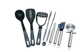 Black Utensils – Set of 7