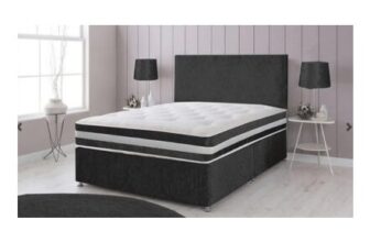Black Velvet Divan Bed