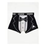 Black Wedding Usher Trunks