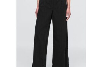 Black mid Rise UltraSoft Easy Baggy Jeans