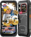 Blackview Xplore X1 Rugged Smartphone 5G, 108MP50MP20MP Night Vision Android 15 Rugged Phone Unlocked, 10000mAh 55W, 6.78 2.4K 2.01 Dual-Screen, 36GB 256GB, IP69K/NFC/Glove Mode Waterproof Phone