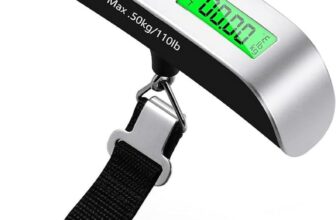 Blendura Digital Luggage Scale, Portable Luggage Weight Scale, Hanging Suitcase Weigher for Travel, Suitcase Scale with Temperature Measurement Function 110 lb/ 50KG Capacity