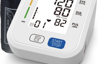 Blood Pressure Monitors Large Cuff – 22-52cm Cuffs – Blood Pressure Machine with Cuff for Upper Arm – Heart Rate Hypertension Monitor for Home Use – Blood-Pressure Monitor with LCD Display