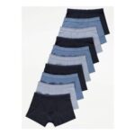 Blue A-Front Boxers (10 Pack)