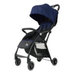Blue Alivio Lightweight Folding Baby Stroller with Mosquito Net Grey