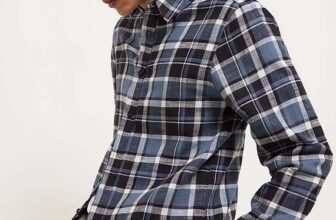 Blue Checked Mens Shirt – S/M/XL/2XL/3XL – Free C&C