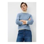 Blue Crew Neck Jumper