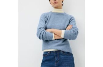 Blue Crew Neck Jumper