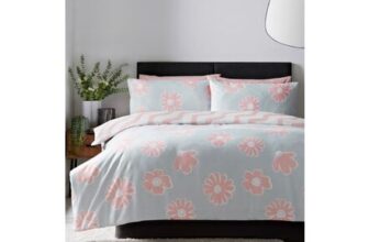 Blue Daisy Duvet Set – King
