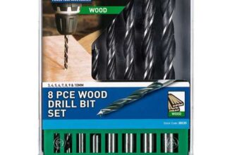 Blue Spot 8 Piece Wood Drill Bit Set