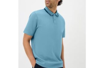 Blue Tipped Polo Top
