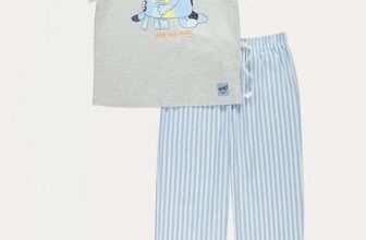 Bluey Love and Hugs Mens Matching Family Pyjamas Sizes XS-XXXL – 100% Cotton – Free C&C