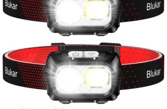 Blukar Head Torch Rechargeable, 2 Pack 2000L Super Bright Headlamp Headlight with 8 Light Modes – Sold by Flying-Store / FBA