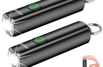 Blukar Mini Torch Rechargeable – 2 Pack, 3 Lighting Modes, IPX6 Waterproof – Sold by Flying-Store / FBA with Prime