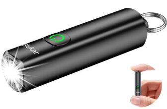 Blukar Mini Torch Rechargeable, EDC Keychain Flashlight with 3 Lighting Modes – Flying-Store FBA Prime Price