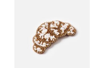 Blyth Croissant Bead & Faux Pearl Hair Clip