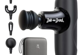 Bob and Brad Q2 Mini Massage Gun, Pocket-Sized Deep Tissue Massager Gun