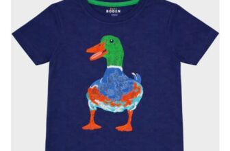Boden Kids Navy Duck Top
