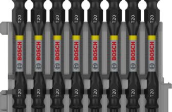 Bosch 8X PRO Double-Ended Impact Bits with Pick and Click Index (170 x 120 mm, Professional Accessory Screwdriver, Screwdriver)