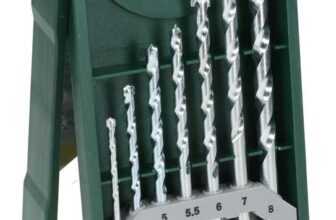 Bosch Accessories 2607019581 Masonry Mini X-Line Drill Set, 160mm x 83mm x 21mm, 7 Pcs, Pack of 7 Silver