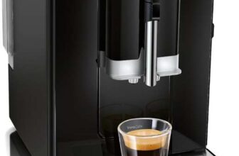 Bosch Serie 2 TIG20119, Bean to Cup Coffee Machine, VeroCafe, with in-cup milk frother, removable water tank, easy select panel 5 Beverage