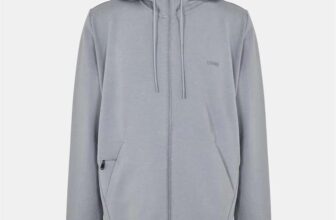 Boss Mens Saggy Full Zip Hoodie – Dark Grey (Sizes S, M, 2XL) – W/Code