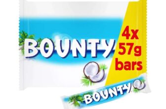 Bounty Coconut Multipack Chocolate Bar 57g x 4