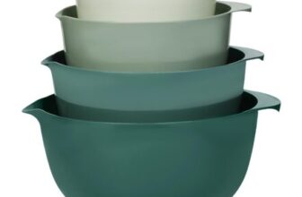 BoxedHome Mixing Bowls Set, Nesting, Pour Spout, Dishwasher Safe