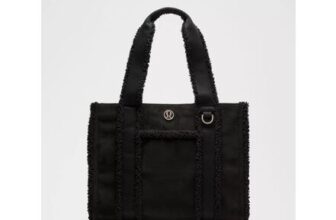 Boxy Tote Bag 10L Faux Shearling Trims