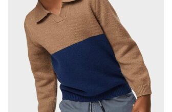 Boys Colour Block Jumper