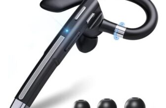 Boytond Bluetooth Headset 6.1, CVC 8.0 Mic, Dual-Device