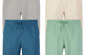 Bradstone Textured Jacquard Weave Cotton Rich Jogger Shorts With Code (4 Colours Available) – Size S-2XL