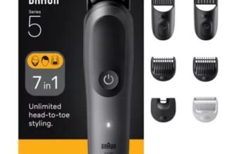 Braun All-in-One Kit Series 5, 7in1 Grooming, Sharp Blade, Body Trim, AIO5520