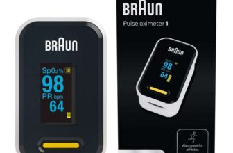 Braun Pulse Oximeter 1, Blood Oxygen Finger Monitor
