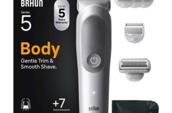 Braun Series 5 Body Groomer with 7 Tools, Waterproof, BG5555