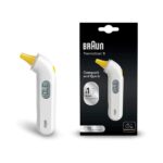 Braun ThermoScan 3 Ear thermometer – Fast 1 second measurement – Audio fever indicator – Digital Display