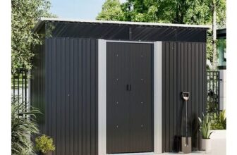 Breeins Sliding Door Metal Storage Shed
