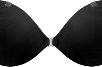 Bresdk Klebe BH Push Up Invisible Strapless Reusable Sticky Bra Backless Strapless Bra for Wedding Dress, Evening Dress, Party