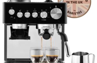 Breville Barista Sense Espresso Machine VCF187, Bean to Cup Coffee Maker with Integrated Coffee Grinder and Milk Frother