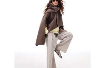 Brown Scarf Cape