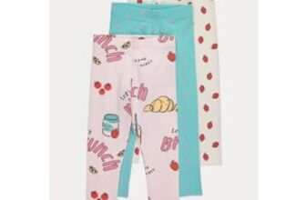 Brunch Patterned Jersey Leggings 3 Pack