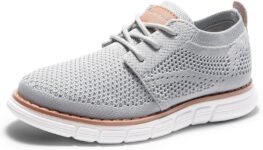 Bruno Marc Boys Lightweight Mesh Sneakers Fashion Lace-Up Casual/Business Oxford Comfortable School Shoe for Kids