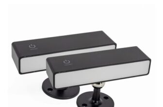 Buildcraft Set of 2 Rechargeable Wall Lights with Remote