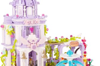 Building Blocks Set, Garden House Building Toys, Dream Villa Blocks Set for Girls, Gift for Christmas, Birthday, New Year