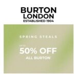 Burton Spring Sale – up to 50% off on All Burton